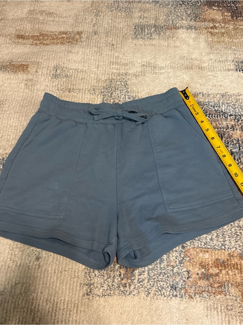 Everyday Women's Blue Drawstring Lounge Shorts
